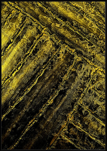 Golden Grid (Glaskunst) van Carolin Zibulka, Beeldhouwwerk te koop op Singulart