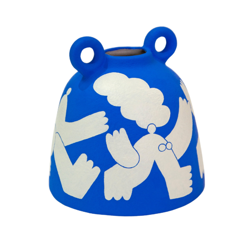 VASE BLUE 1 von Tommy Knuts, Skulptur kaufen auf Singulart