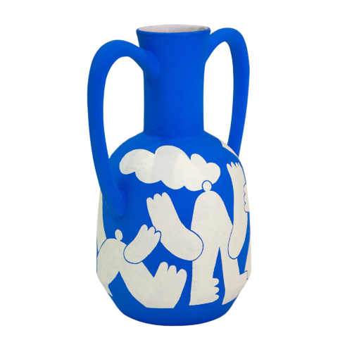 VASE BLUE 2 by Tommy Knuts, 조각 for Sale on Singulart