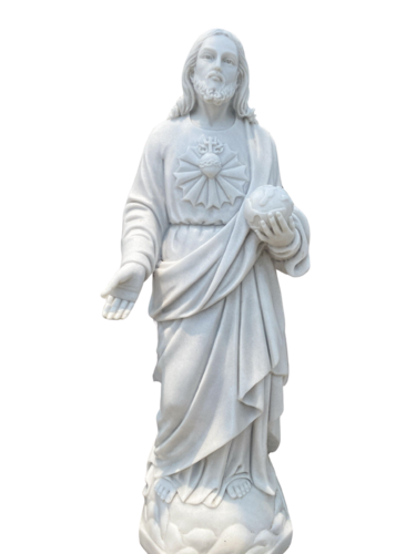 Viet Nam marble statue of Jesus von Mai Xuan Phuc, Skulptur kaufen auf Singulart