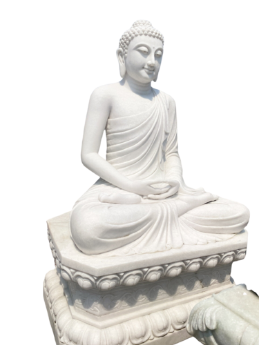 Viet Nam marble Buddha statue by Mai Xuan Phuc, 彫刻 for Sale on Singulart