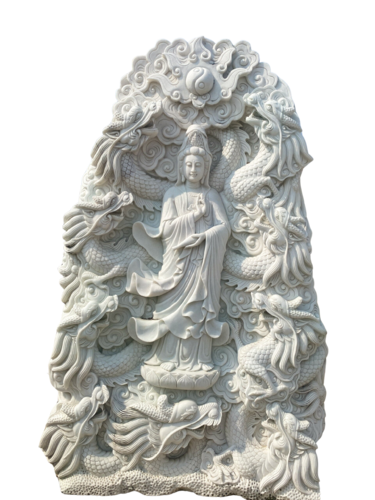 Viet Nam marble Buddha by Mai Xuan Phuc, 彫刻 for Sale on Singulart