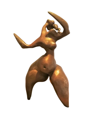 Dancing Fat Lady van Maureen Quin, Beeldhouwwerk te koop op Singulart