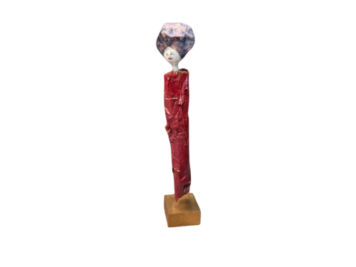 Stolze Frauenfigur - Upcycling Art von Beate Bröcker, Skulptur kaufen auf Singulart