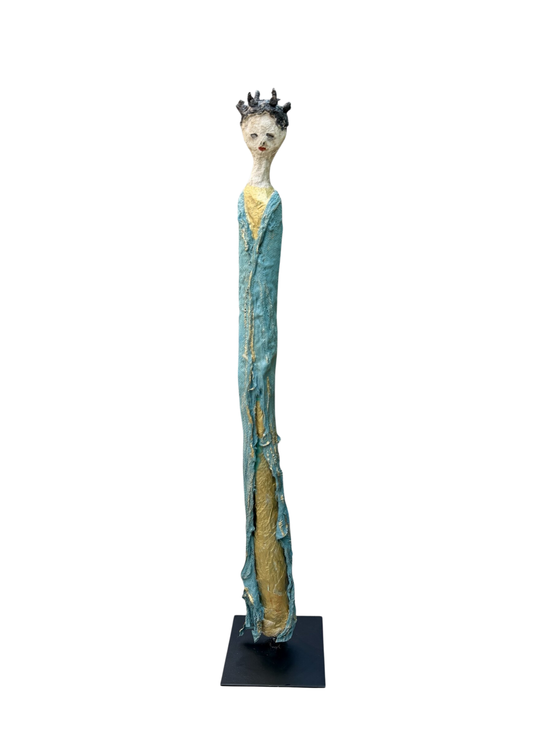 Die stille Königin Upcycling Art Beate Bröcker Skulptur zu verkaufen