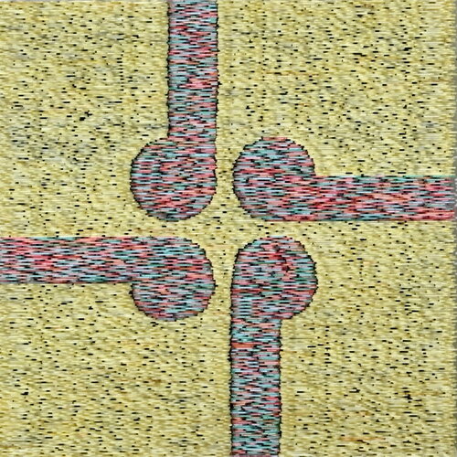 Square Composition/Koru #2 von Volker Hawighorst, Skulptur kaufen auf Singulart