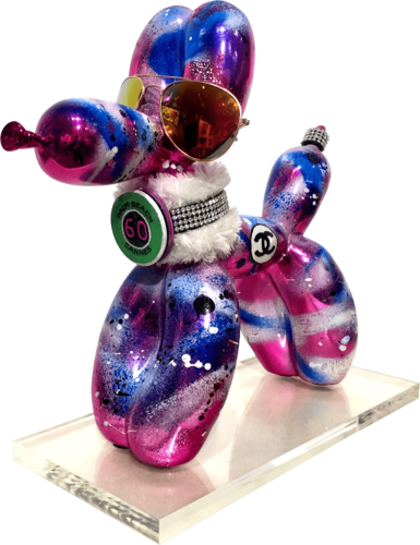 Doggy cool Chanel de Patrick Cornée, Escultura a la venta en Singulart