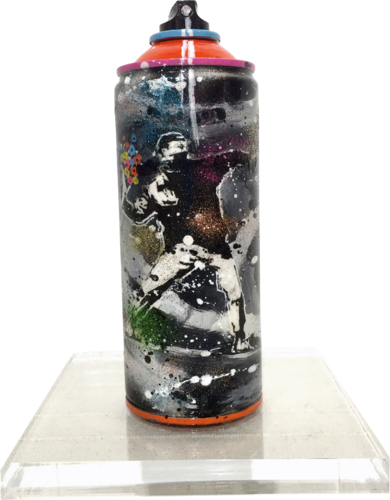 Spray can, flower power di Patrick Cornée, Scultura in vendita su Singulart