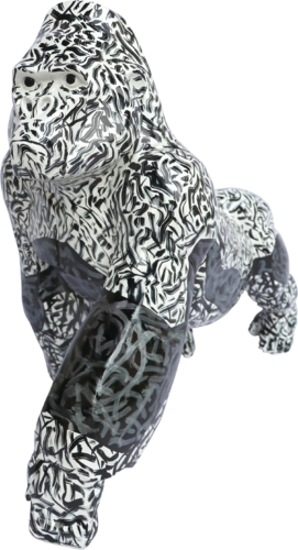 the wild king di MARCO STAZZINI aka STOZ, Scultura in vendita su Singulart