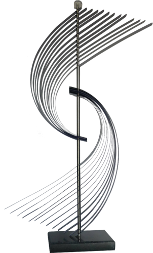 sm 687.  Petite expansion double , bleue di Jean Paul Boyer, Scultura in vendita su Singulart