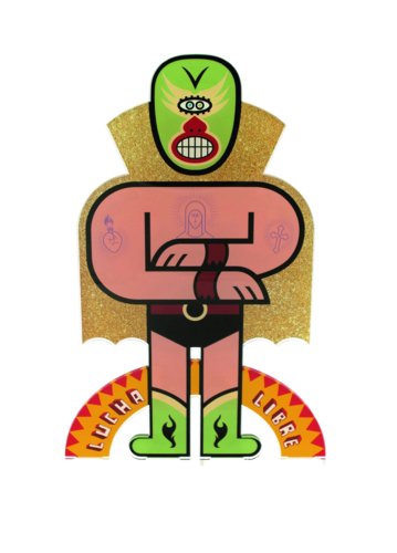 EL SANTO van Tino Nitschke, Beeldhouwwerk te koop op Singulart