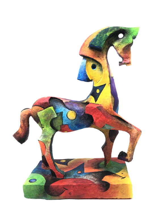 Caballo al trote Rodolfo Navarro García