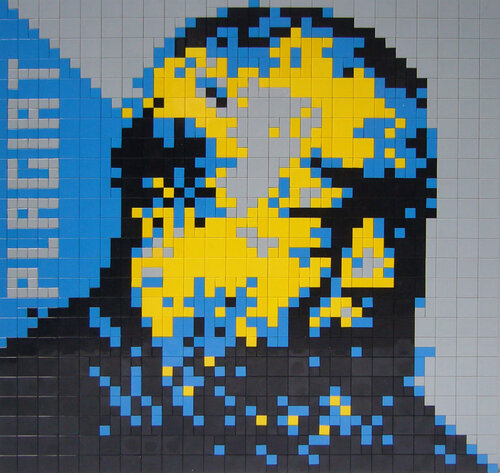 Tribute to Ai Weiwei (blue and yellow) van EL EGO, Beeldhouwwerk te koop op Singulart