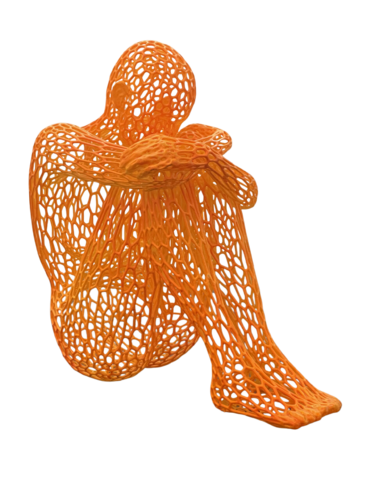 Highly Sensitive Person (Arancio Florida) de Giacomo Toth, Escultura a la venta en Singulart