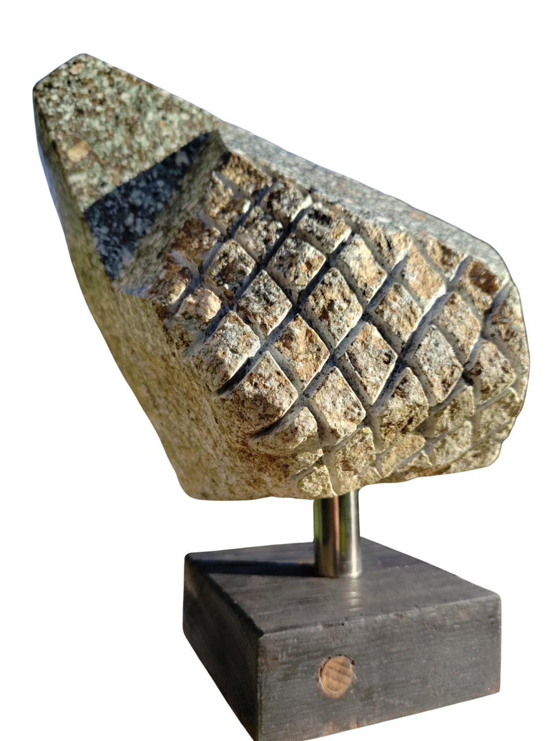 Traces  Granit Forêt de Ghisoni   9.50 Kg Michel Peretti Skulptur zu verkaufen