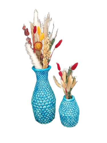 Blaue Tonvasen by Valentin Kern, Sculpture for Sale on Singulart