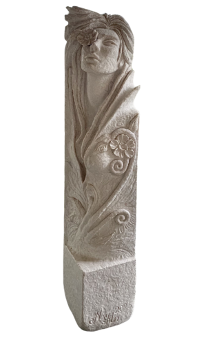 Heaven’s Flower on Her Eye by Maryam Shaban, Sculpture for Sale on Singulart
