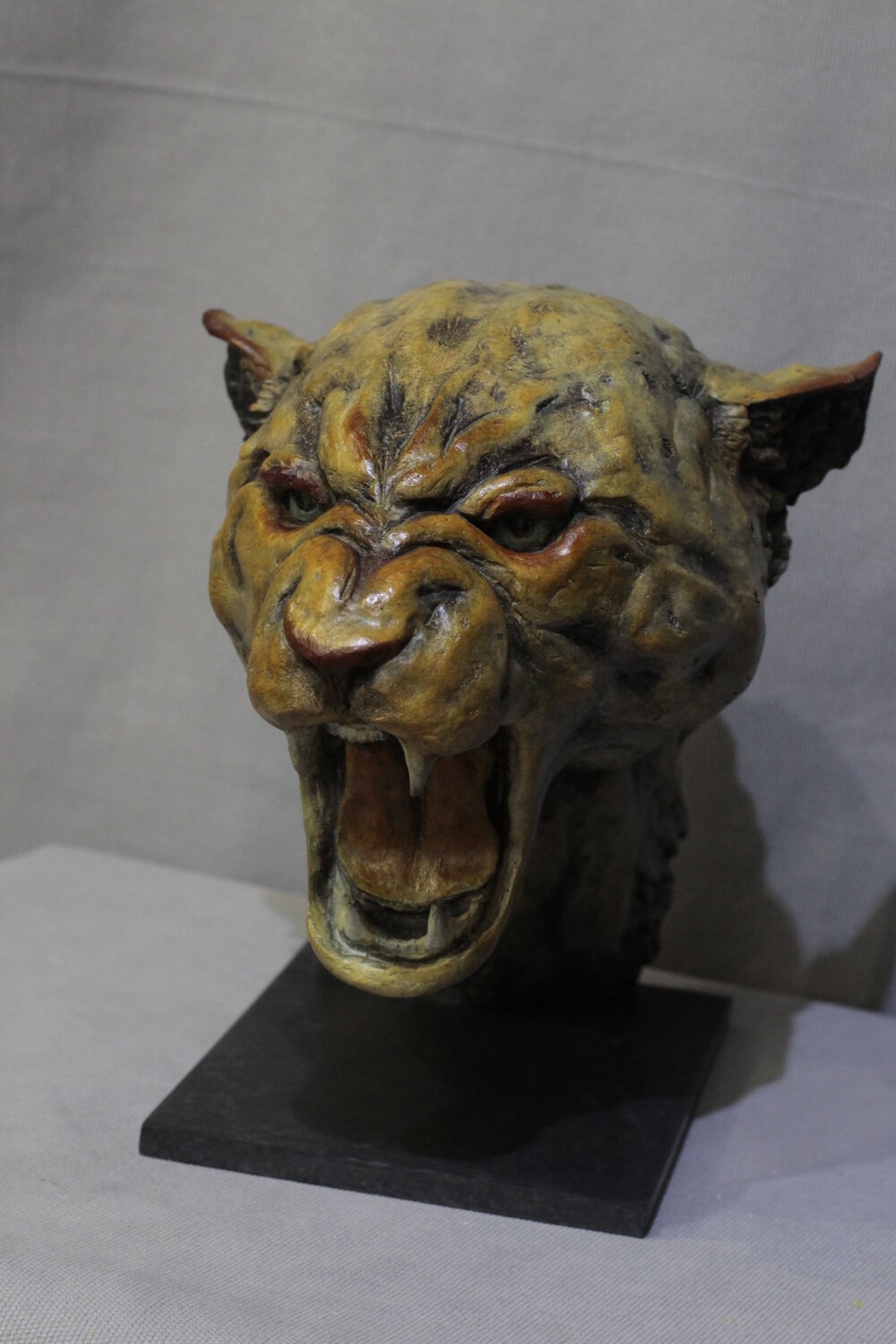 Feulement de panthère VASSIL Sculpture for sale