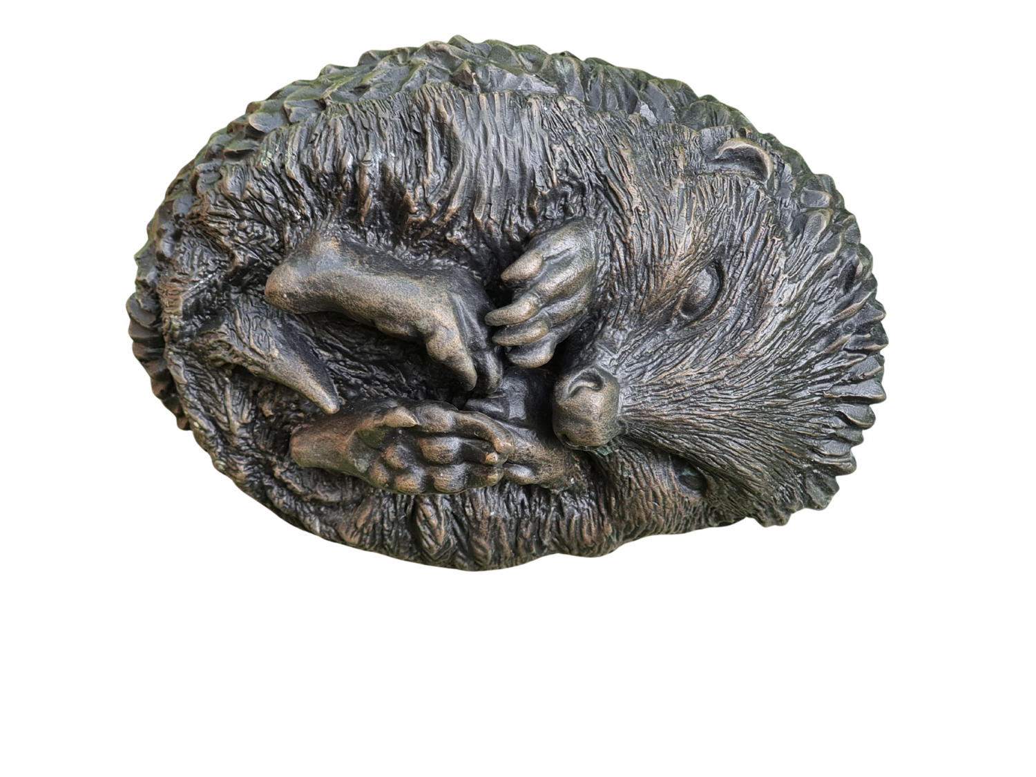Eingerollter Igel Waltraud Hustermeier Sculpture à vendre