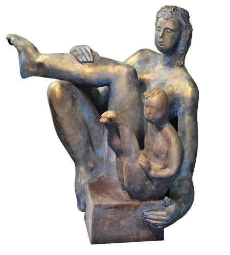 RICERCA Terracotta patinata affetto bronzo esemplare unico van alessandro rocchi, Beeldhouwwerk te koop op Singulart