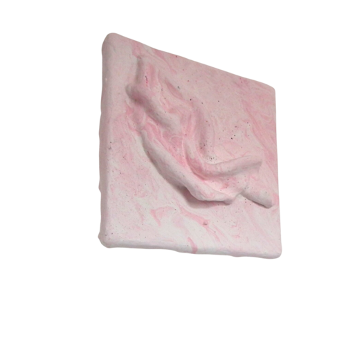 Comfort Zone Mini #03 - Strukturbild Rosa von Selma Djibrila, Skulptur kaufen auf Singulart