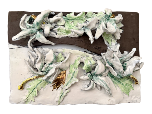 Ramo di schlumbergera bianca by Ombretta Bugani, Sculpture for Sale on Singulart