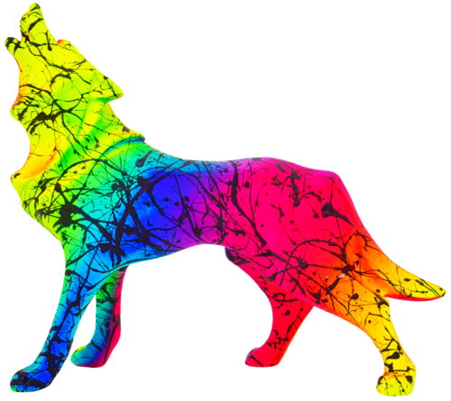 WOLF LIGHT di Vincent Bardou, Scultura in vendita su Singulart