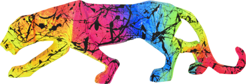 RAINBOW PANTHER di Vincent Bardou, Scultura in vendita su Singulart