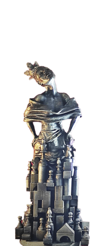 "The Queen's Gambit " von Elena Kraft, Skulptur kaufen auf Singulart