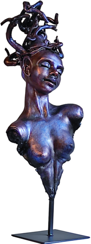 "Crown of Braids" van Elena Kraft, Beeldhouwwerk te koop op Singulart