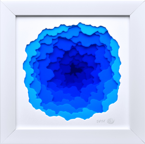 Mysterious Blue Abyss Olga Skorokhod