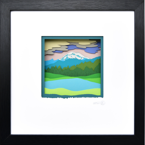 Mount Rainier - 01 by Olga Skorokhod, 조각 for Sale on Singulart