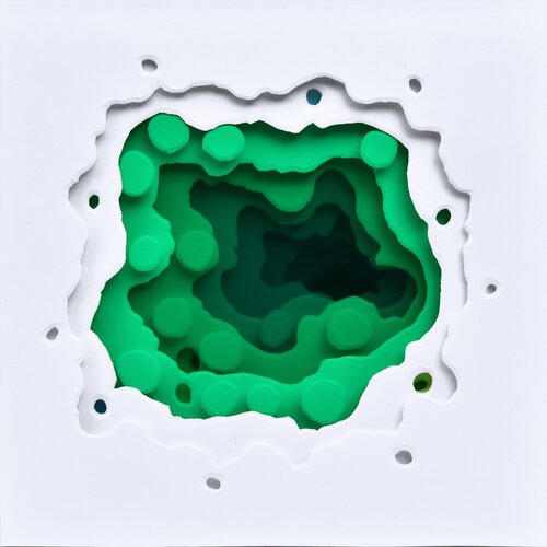 Emerald Abyss by Olga Skorokhod, 조각 for Sale on Singulart