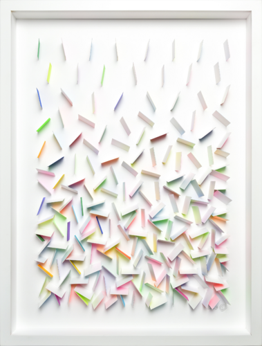Colorful Rain - 05 par Olga Skorokhod, Sculpture en vente sur Singulart