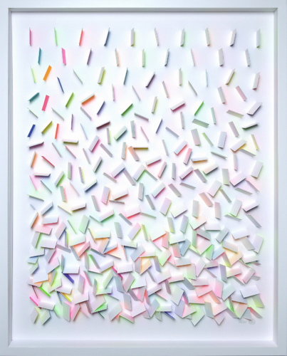 Colorful Rain di Olga Skorokhod, Scultura in vendita su Singulart