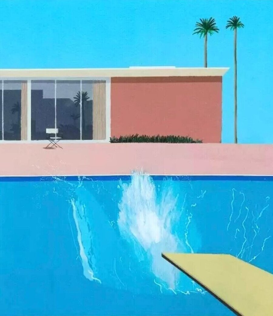 Tribute to David Hockney