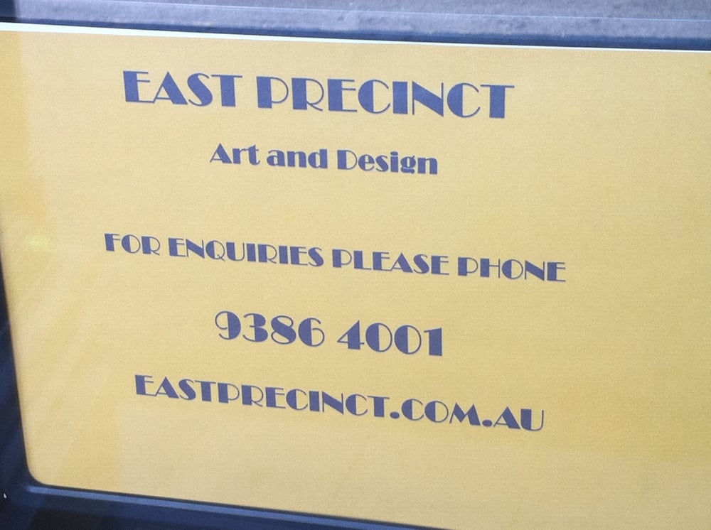 Galerie d'art East Precinct Art and Design