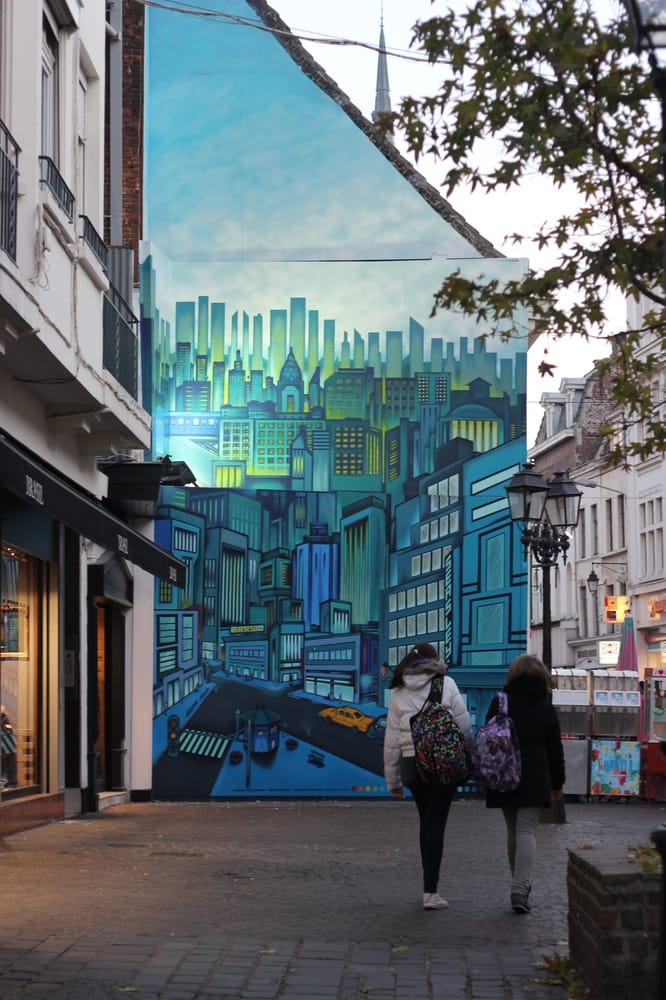 Galerie d'art Fresque rue Saint Jacques