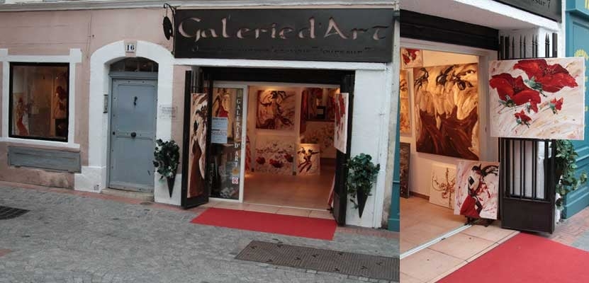 Galerie d'art Galerie d'art Toiles et Feuilles Exposition permanente Adaoust